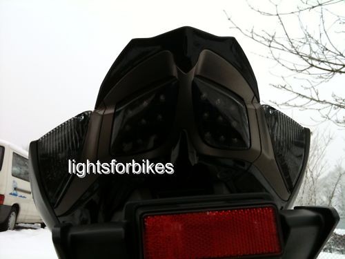 Fanale posteriore led nero - fanale,