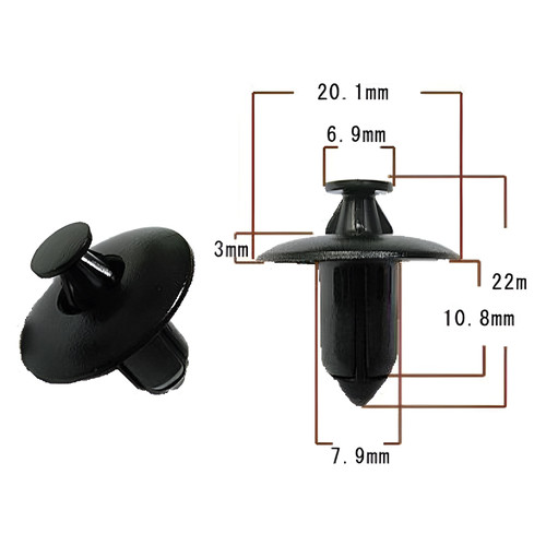 Rivetto plastica 20 1 - in, 20,1