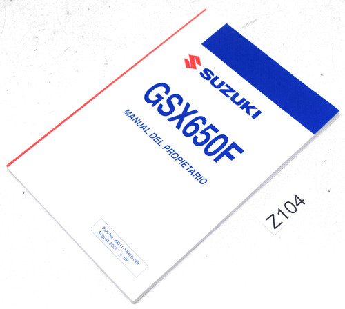 Suzuki gsx650f manual - suzuki,